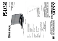 Sony PS-LX520 - Service Manual 